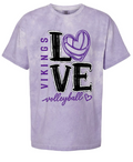 T-Shirt - Purple Smoke - Volleyball Love