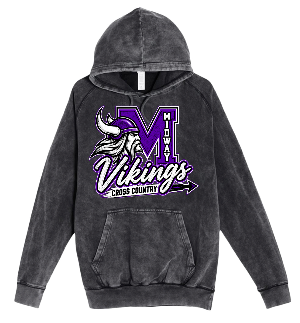 Hoodie - Charcoal Acid - M Country