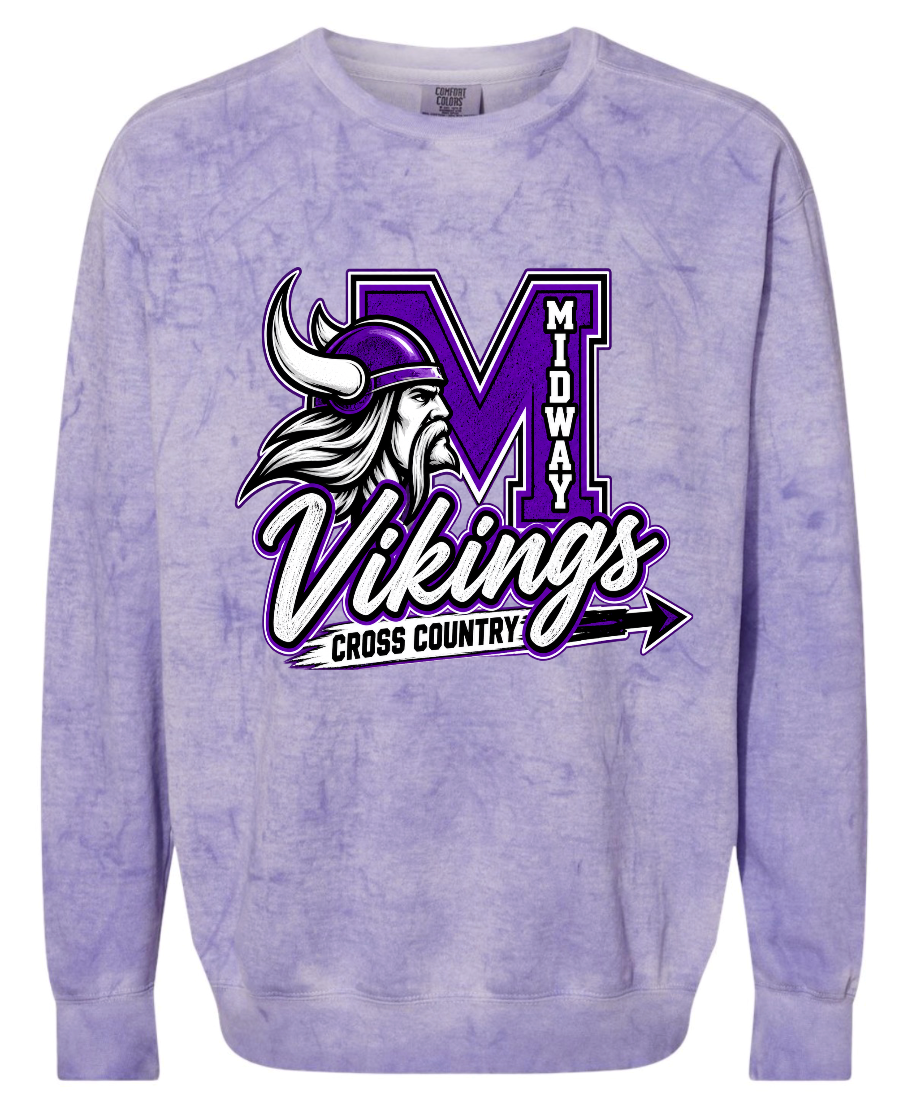 Crew Neck - Purple Smoke - M Country
