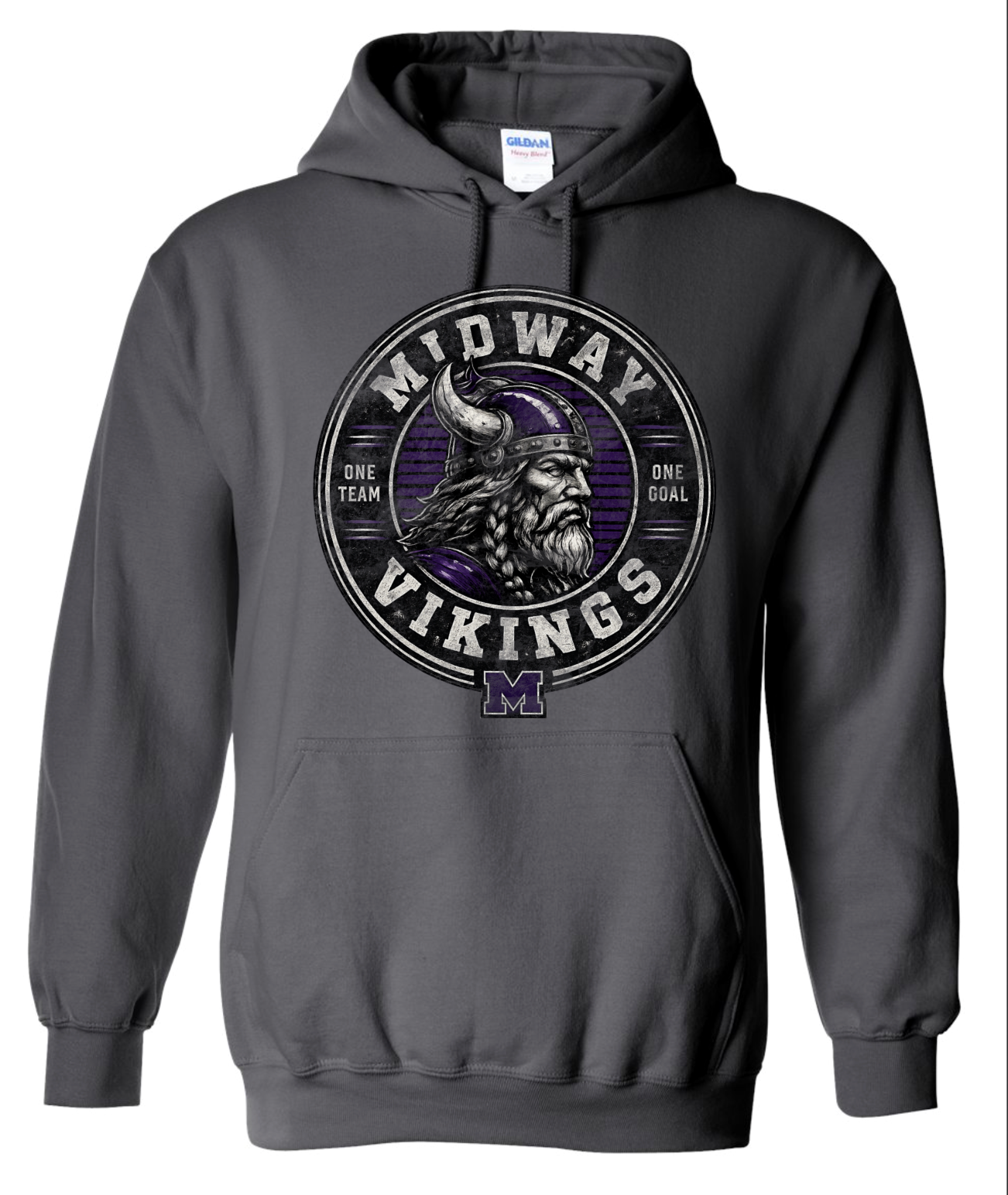 Hoodie - Charcoal - One Team