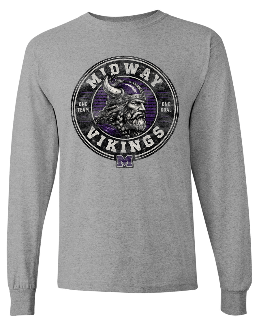 Long Sleeve - Sport Grey - One Team