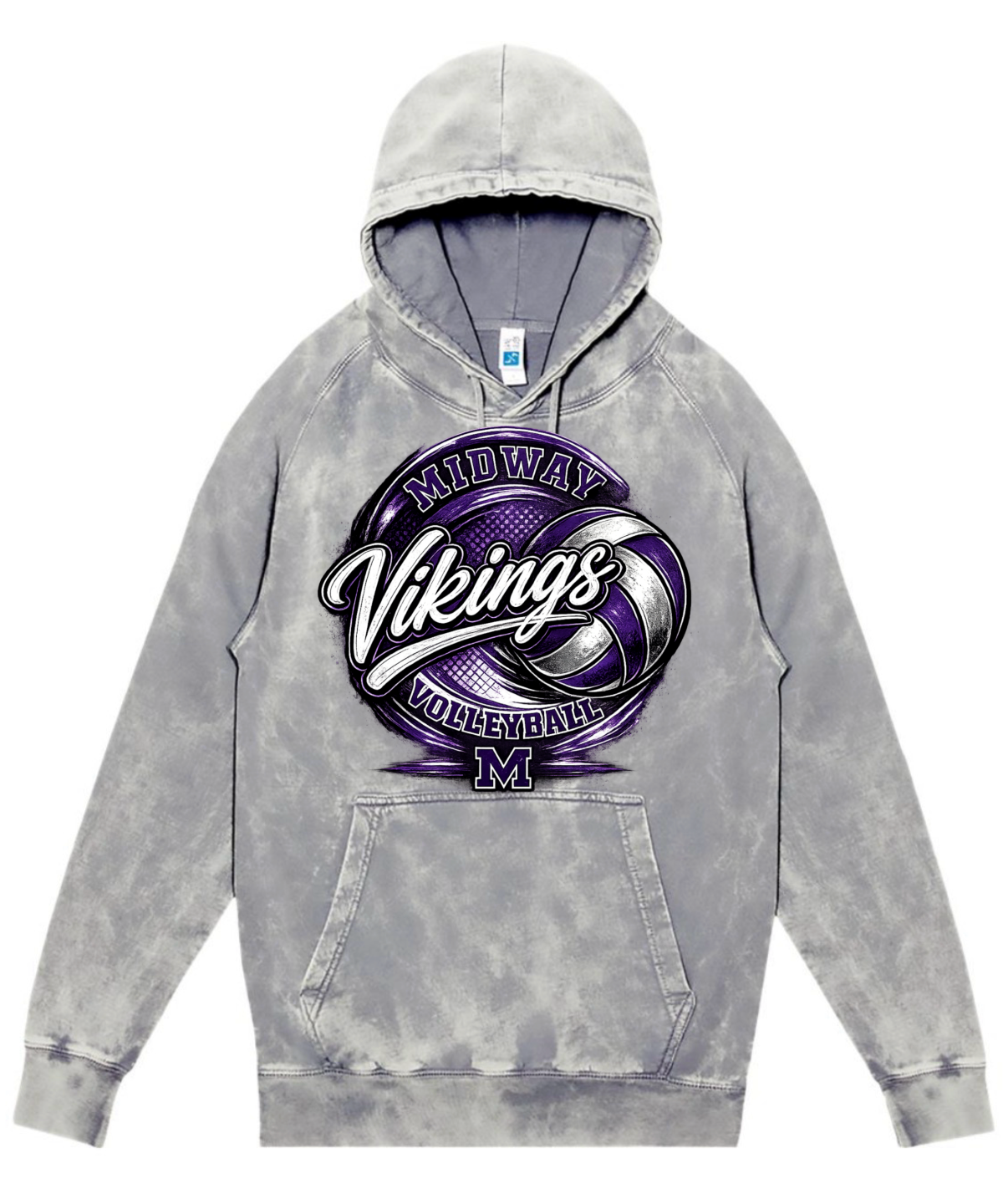 Hoodie - Silver Acid - MVV