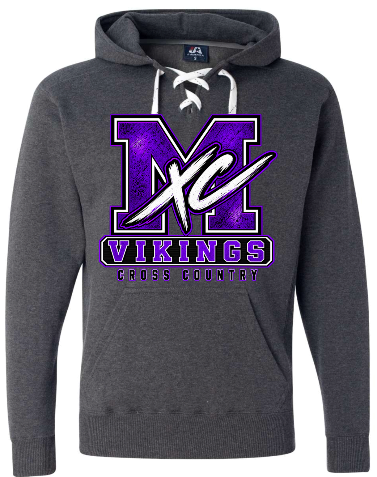 Hoodie lace - Charcoal - MXC