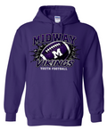 Hoodie - Purple - Football Youth