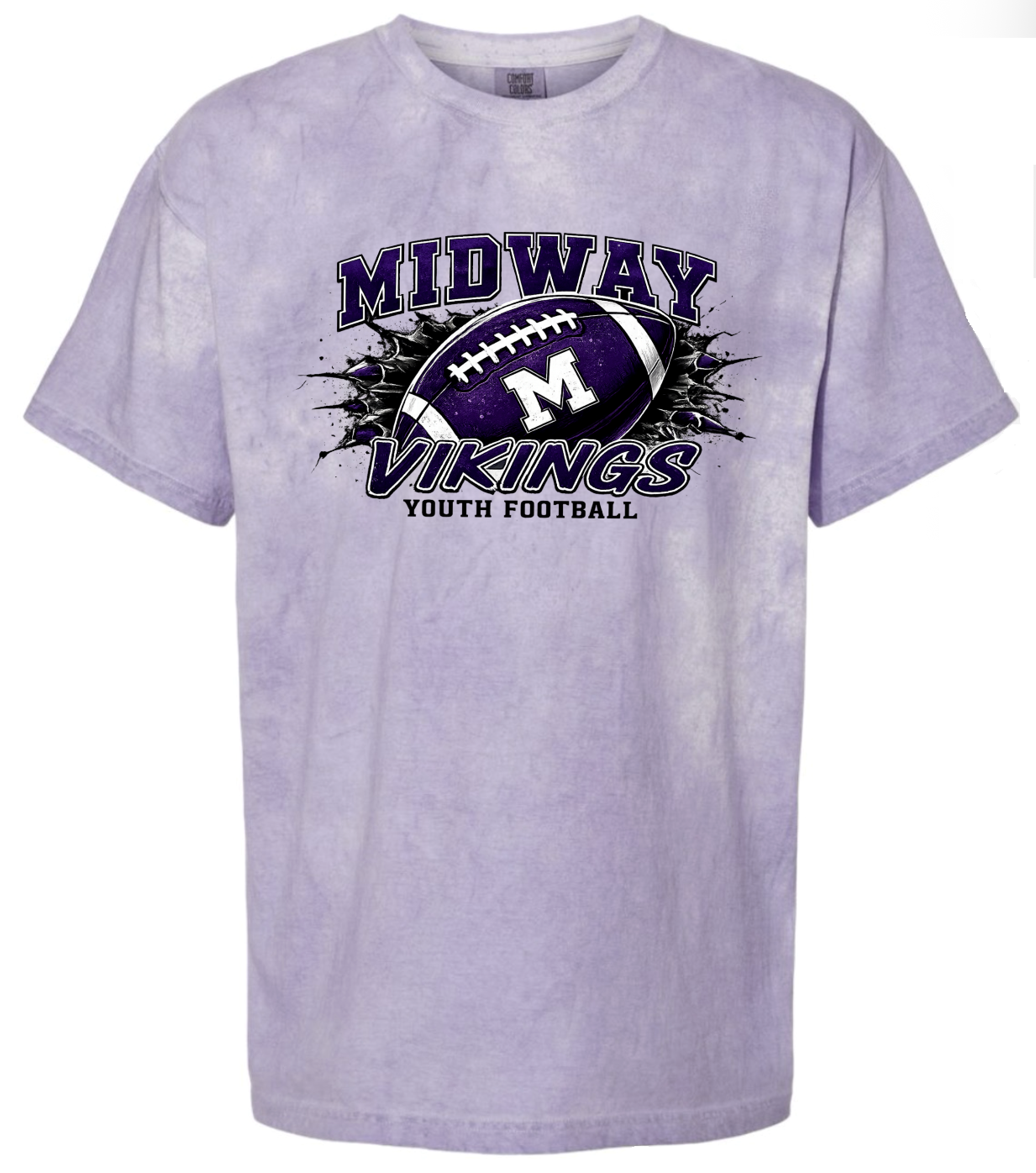 T-Shirt - Purple Smoke - Football Youth