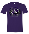 T-Shirt - Purple - Football Youth