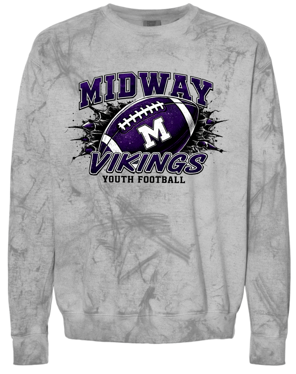 Crew Neck - Smoke - Football Youth