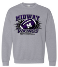 Crew Neck - Sport Grey - Football Youth