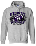 Hoodie - Sport Grey - Football Youth