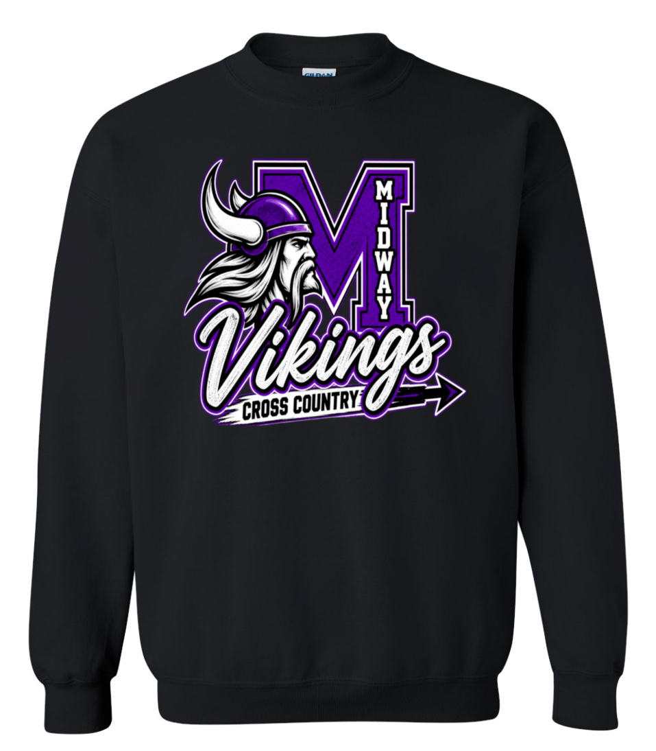 Crew Neck - Black - M Country
