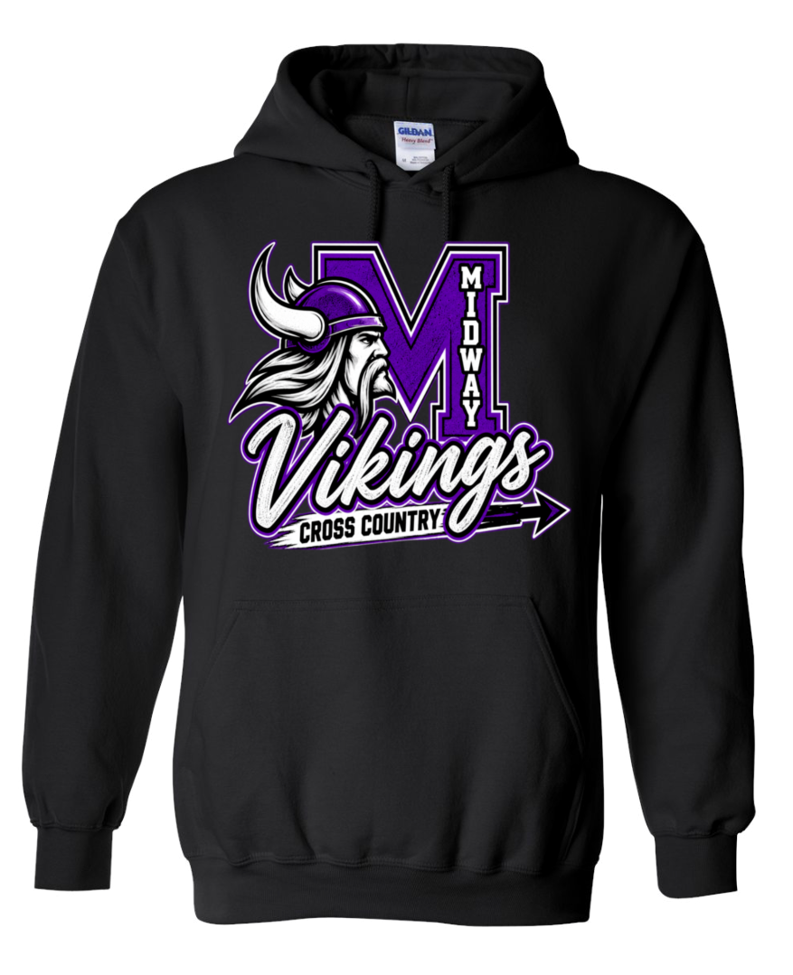 Hoodie - Black - M Country