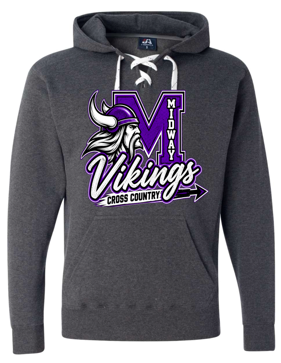 Hoodie lace - Charcoal - M Country