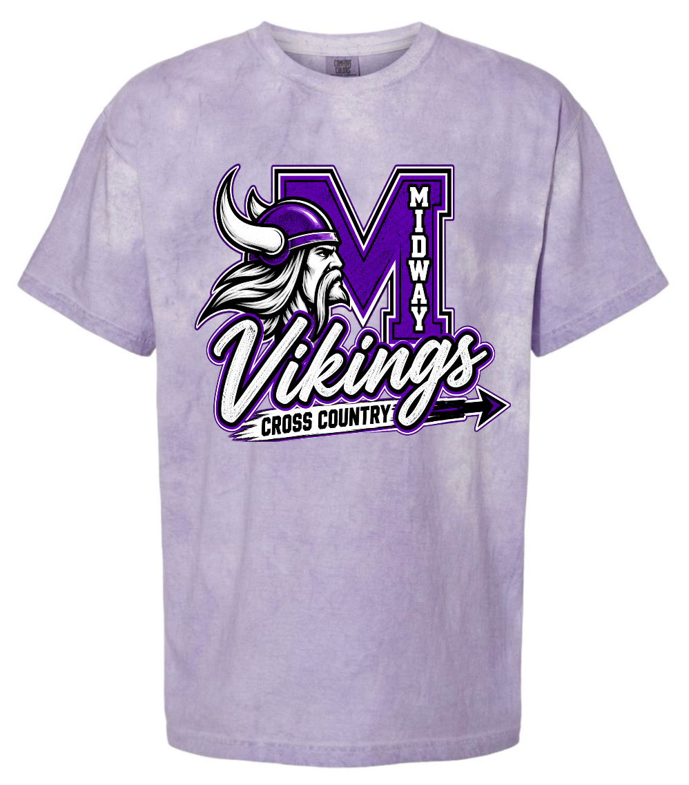 T-Shirt - Purple Smoke - M Country
