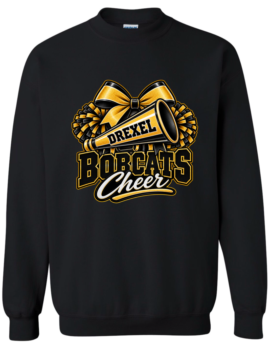 Crew Neck - Black - Megaphone