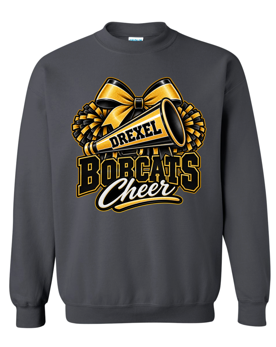 Crew Neck - Charcoal - Megaphone