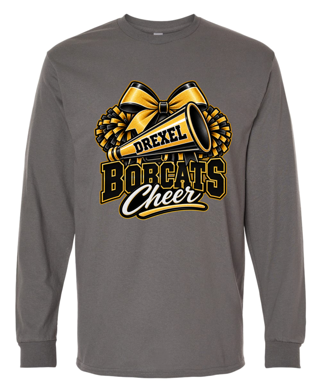 Long Sleeve - Charcoal - Megaphone