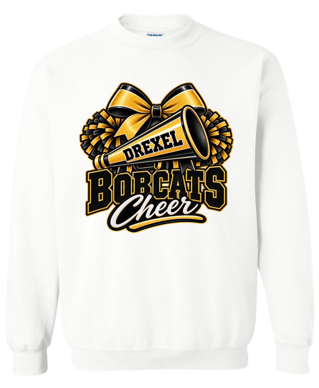 Crew Neck - White - Megaphone