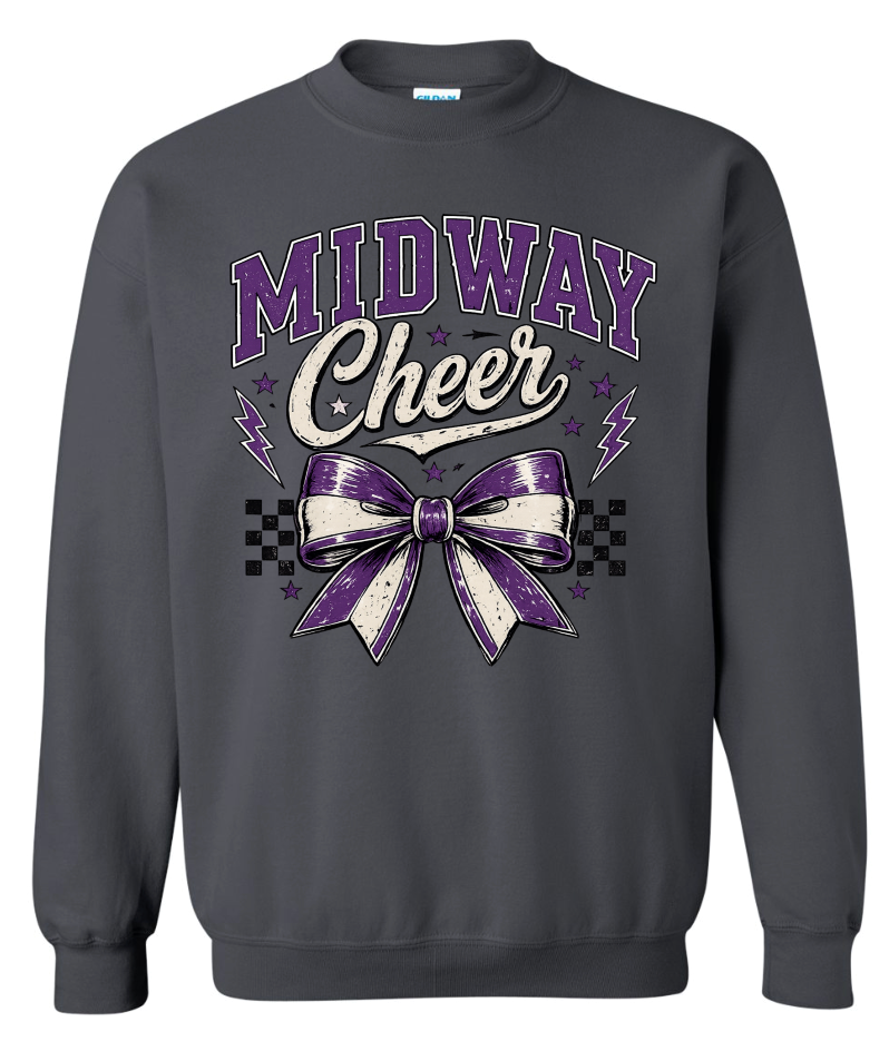 Crew Neck - Charcoal - Bow