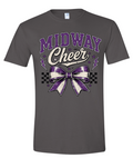 T-Shirt - Charcoal - Bow
