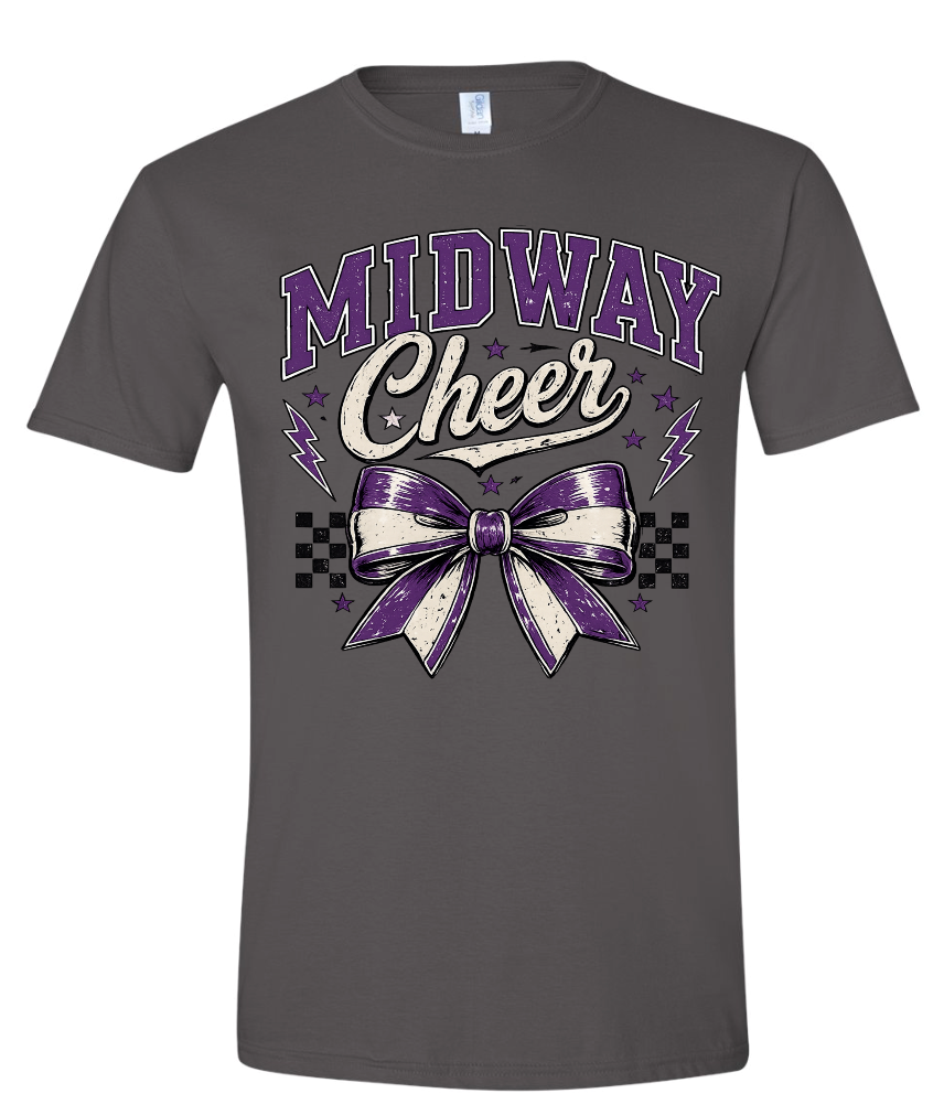 T-Shirt - Charcoal - Bow