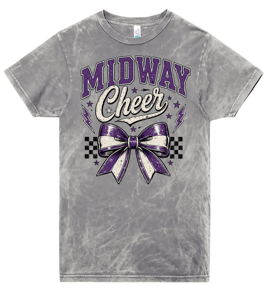 T-Shirt - Silver Acid - Bow