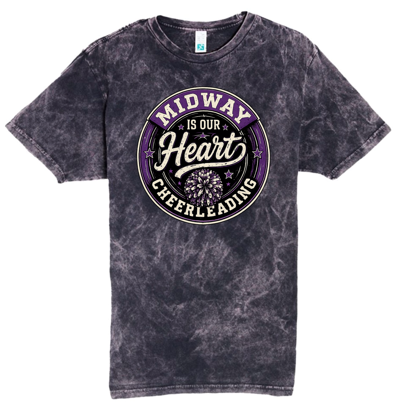 T-Shirt - Black Acid - Heart