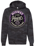 Hoodie - Black Camo - Heart