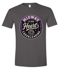 T-Shirt - Charcoal - Heart