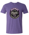 T-Shirt - Heather Purple - Heart