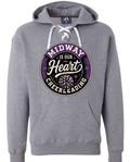 Hoodie lace - Sport Grey - Heart