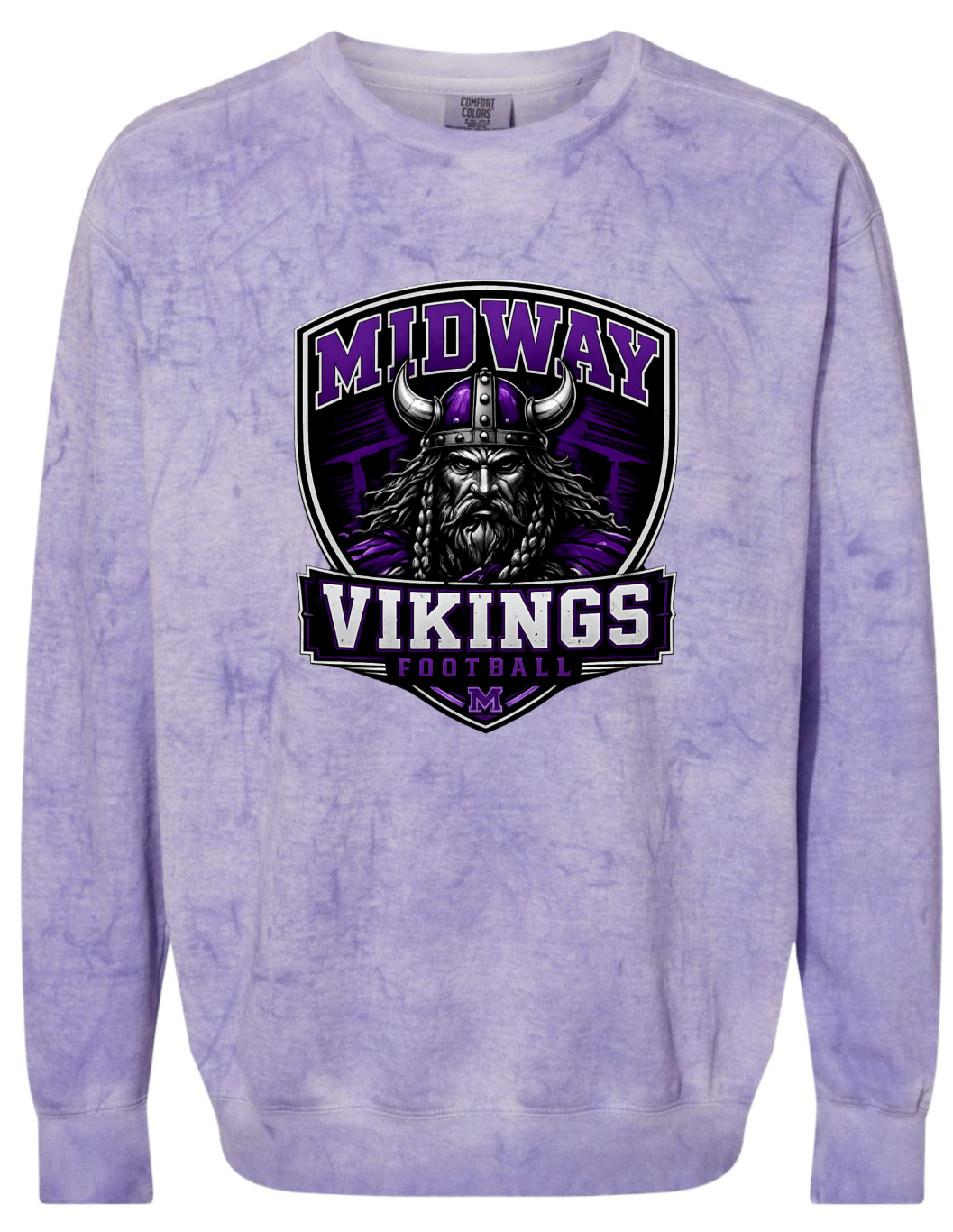 Crew Neck - Purple Smoke - Shield