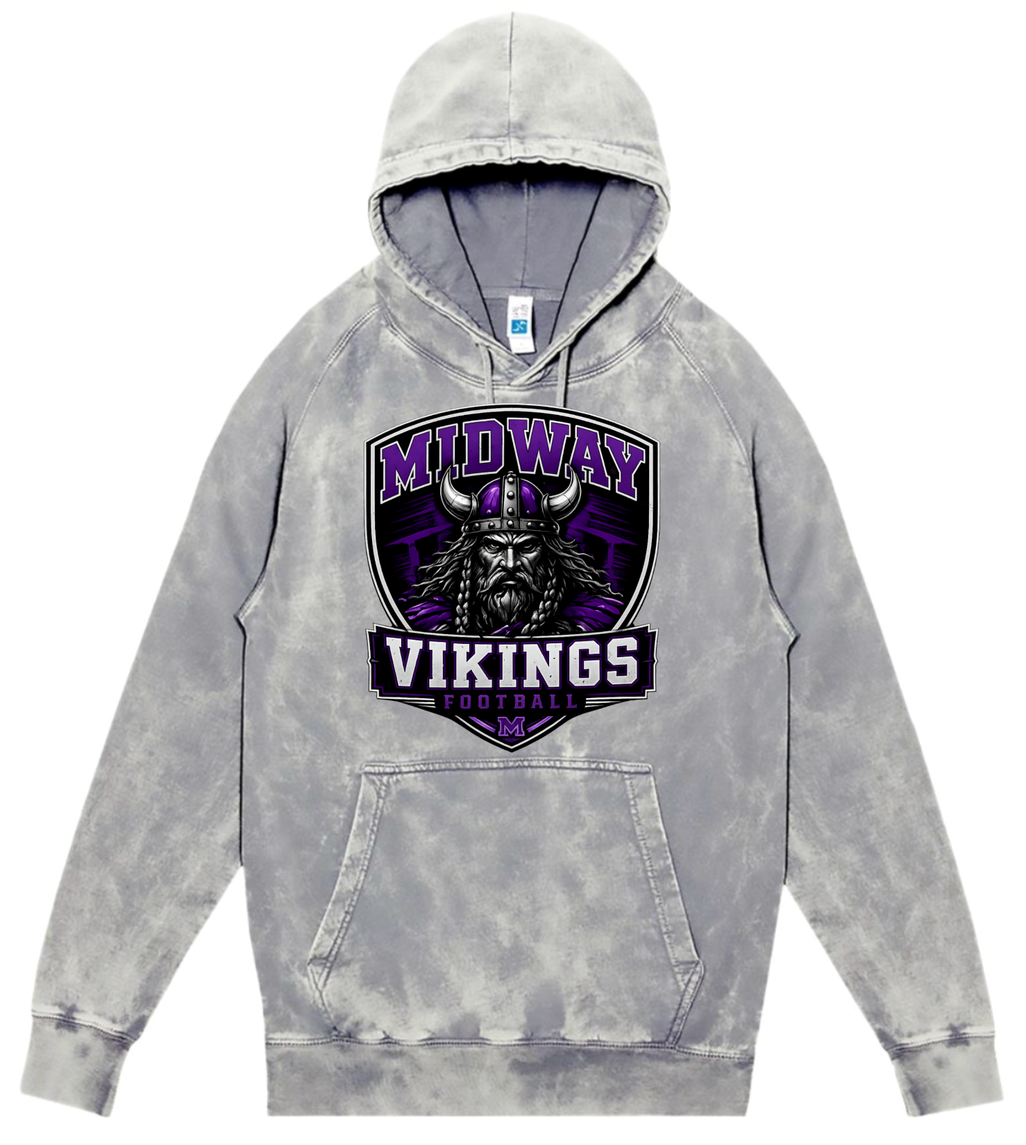 Hoodie - Silver Acid - Shield