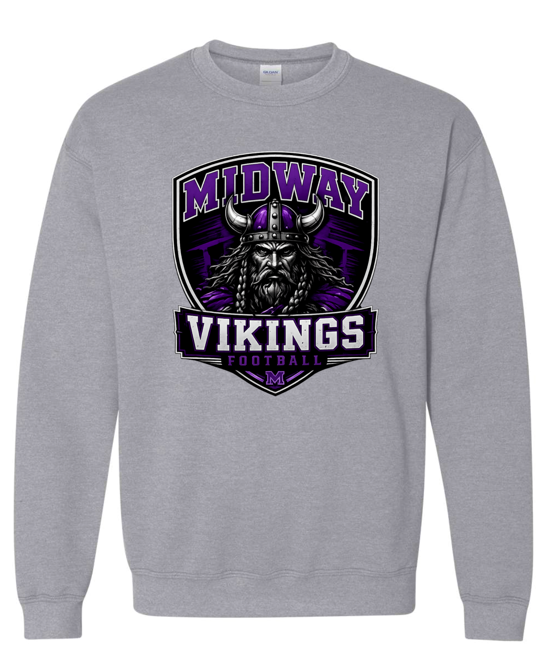Crew Neck - Sport Grey - Shield