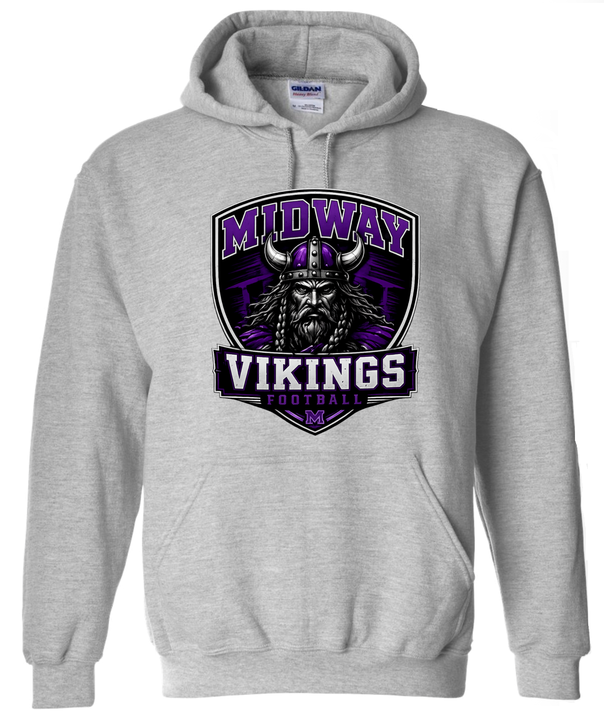 Hoodie - Sport Grey - Shield