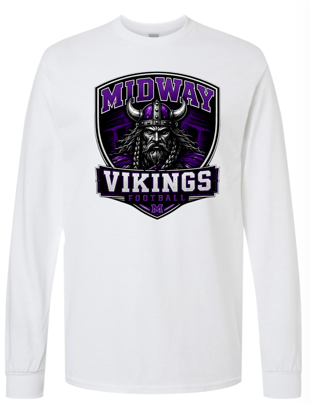 Long Sleeve - White - Shield