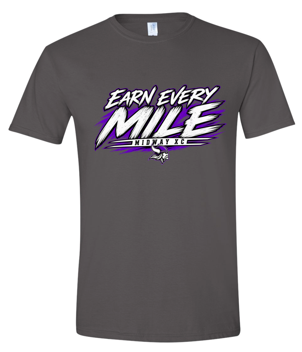 T-Shirt - Charcoal - Mile