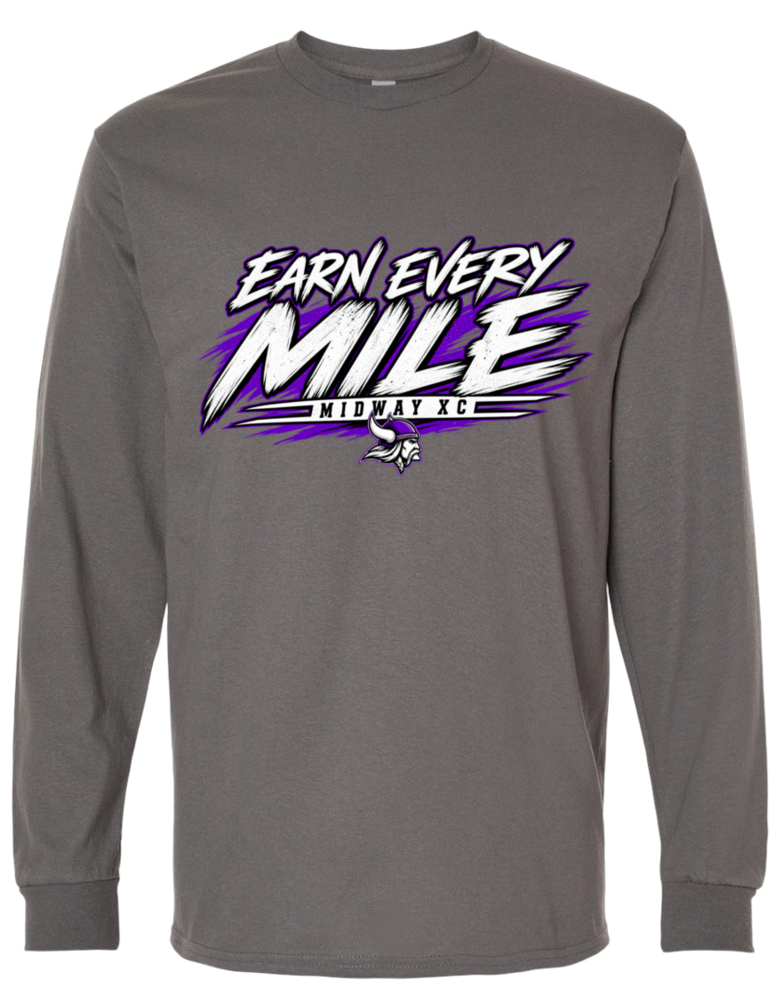 Long Sleeve - Charcoal - Mile