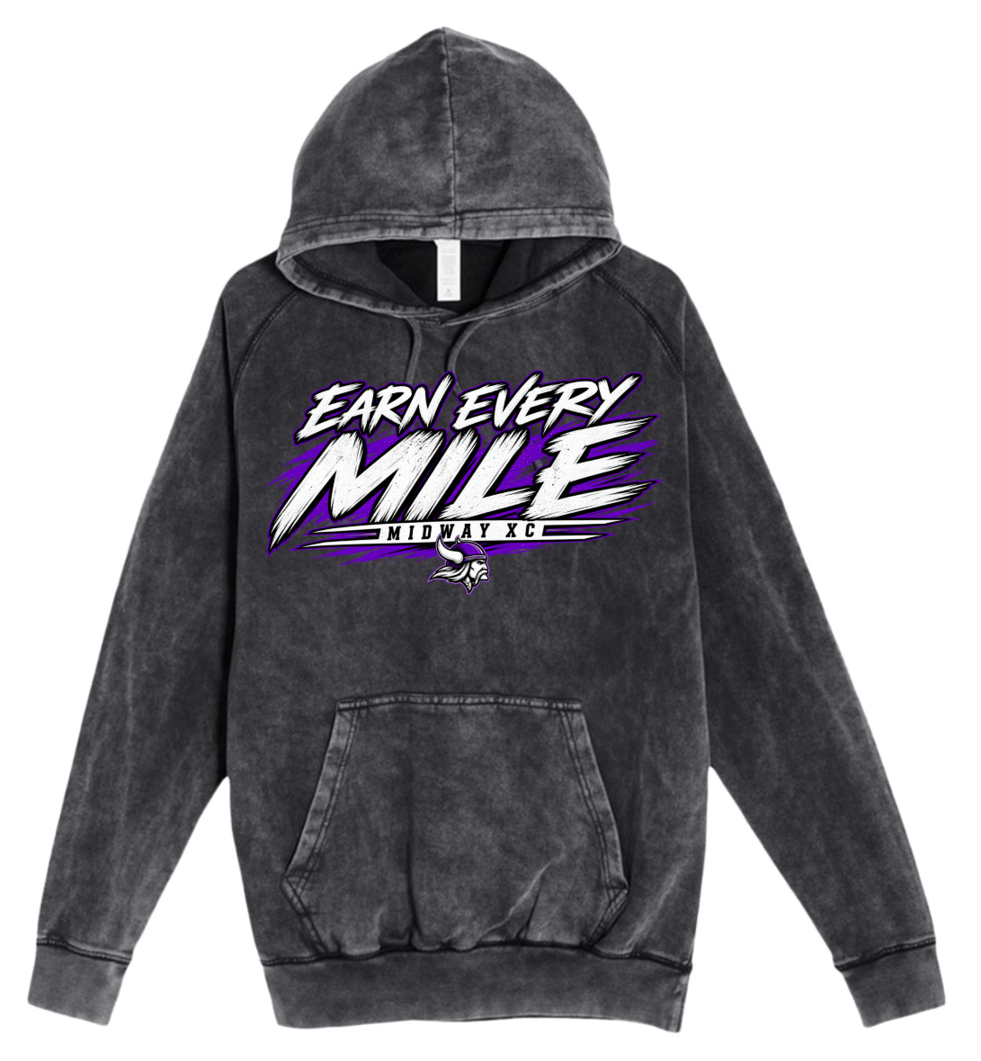 Hoodie - Charcoal Acid - Mile