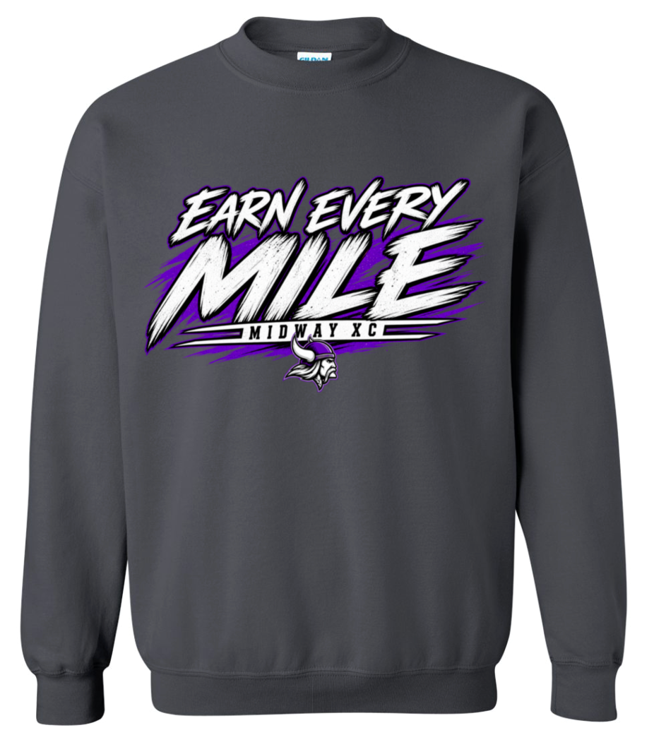 Crew Neck - Charcoal - Mile