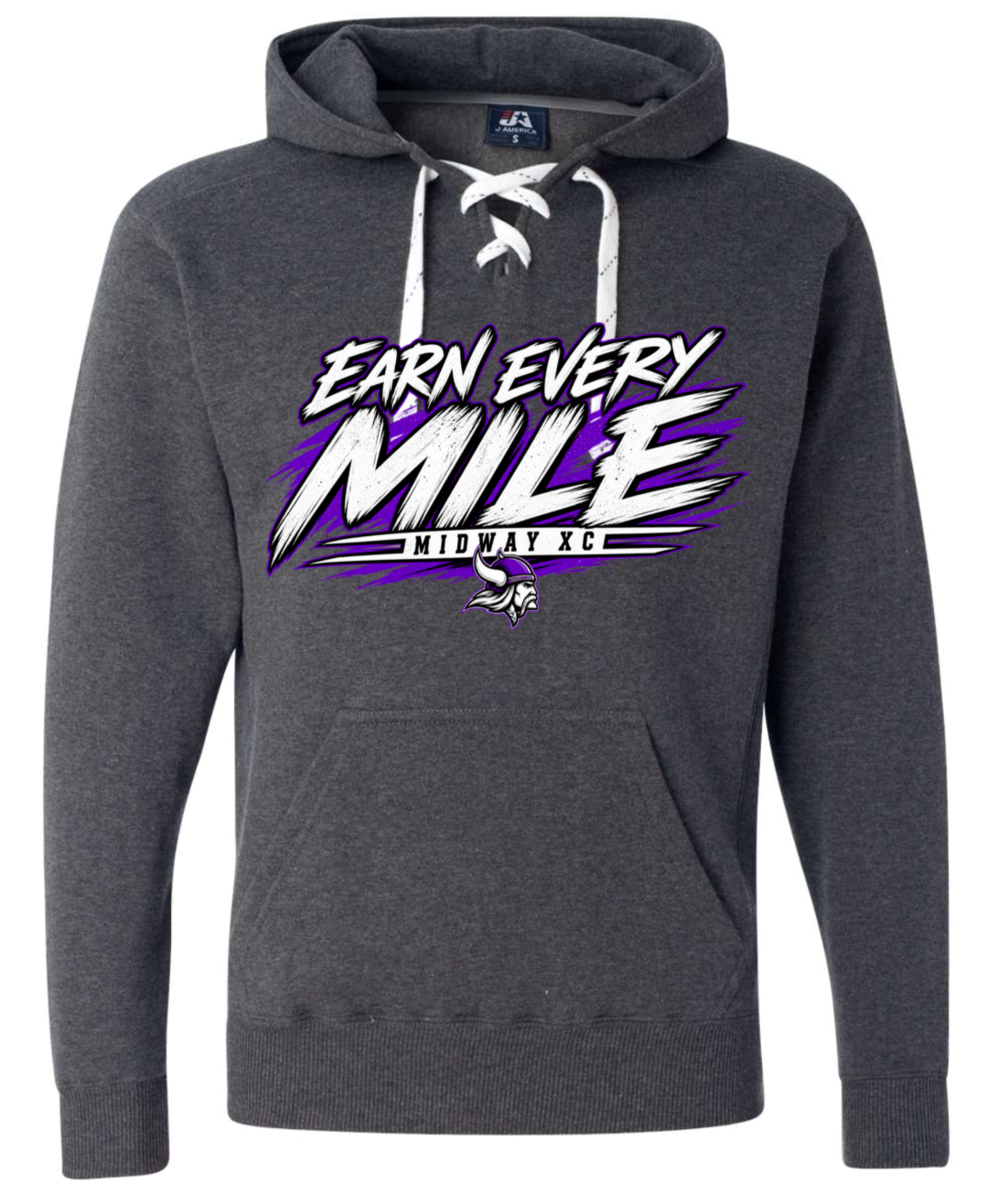 Hoodie lace - Charcoal - Mile