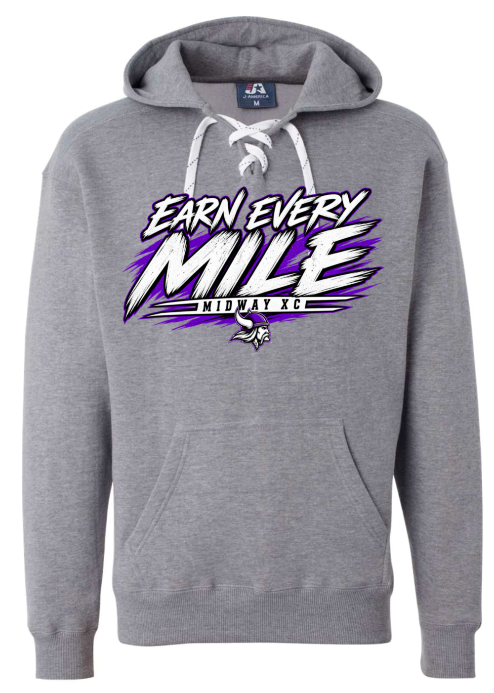 Hoodie lace - Sport Grey - Mile