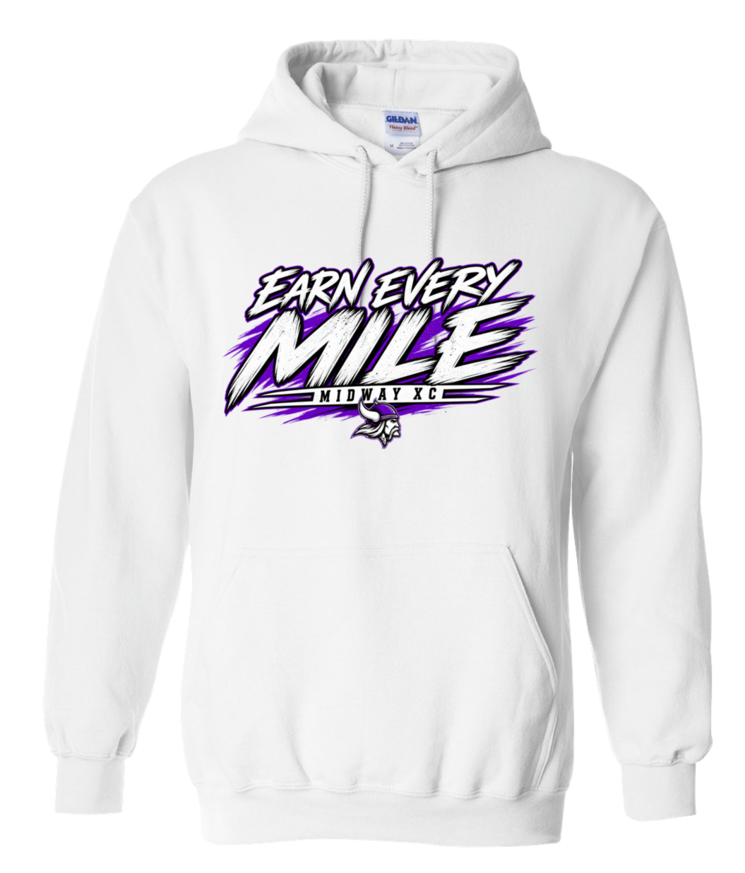 Hoodie - White - Mile