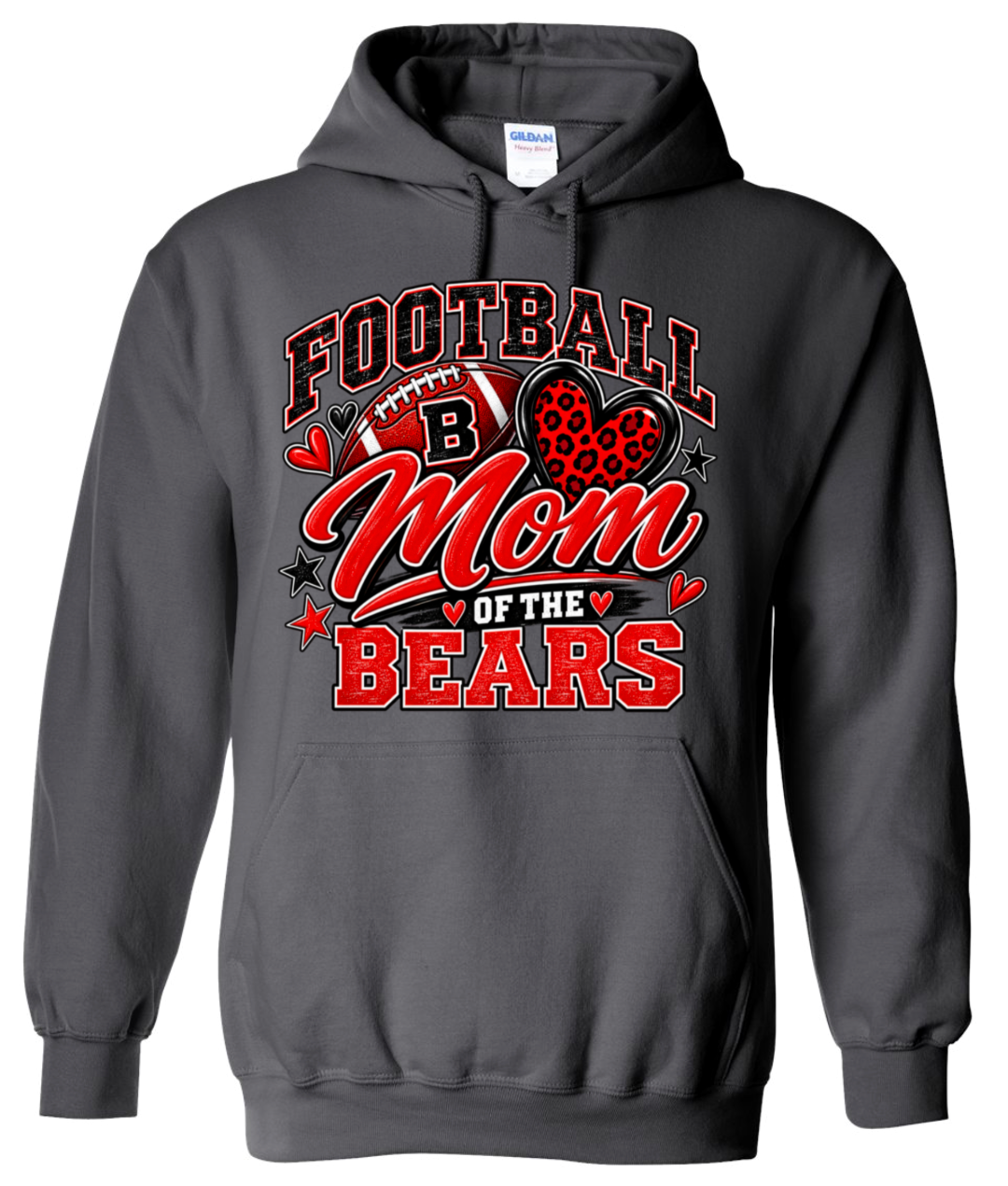 Hoodie - Charcoal - Mom of Bears