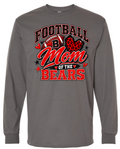 Long Sleeve - Charcoal - Mom of Bears