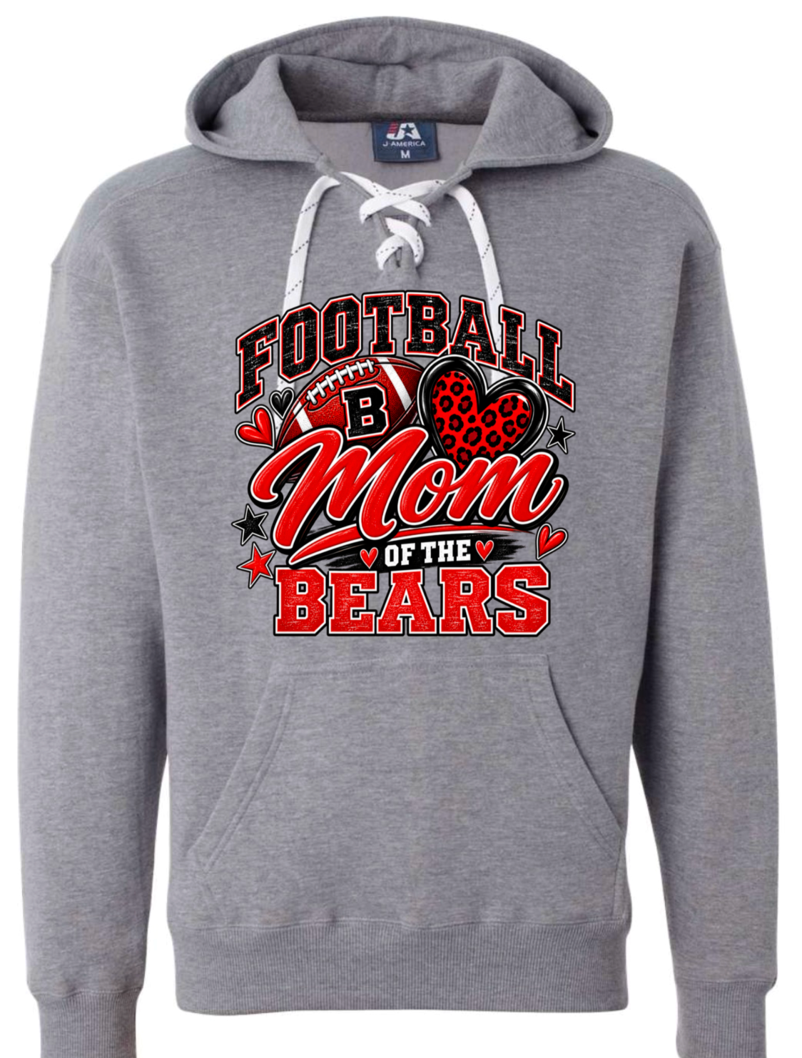 Hoodie lace - Sport Grey - Mom of Bears