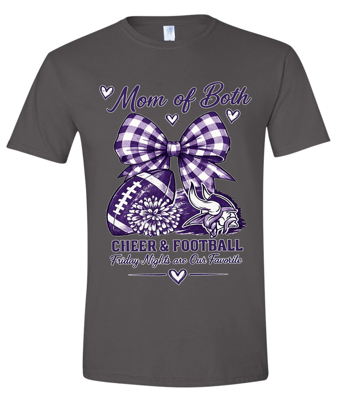 T-Shirt - Charcoal - Mom of Both