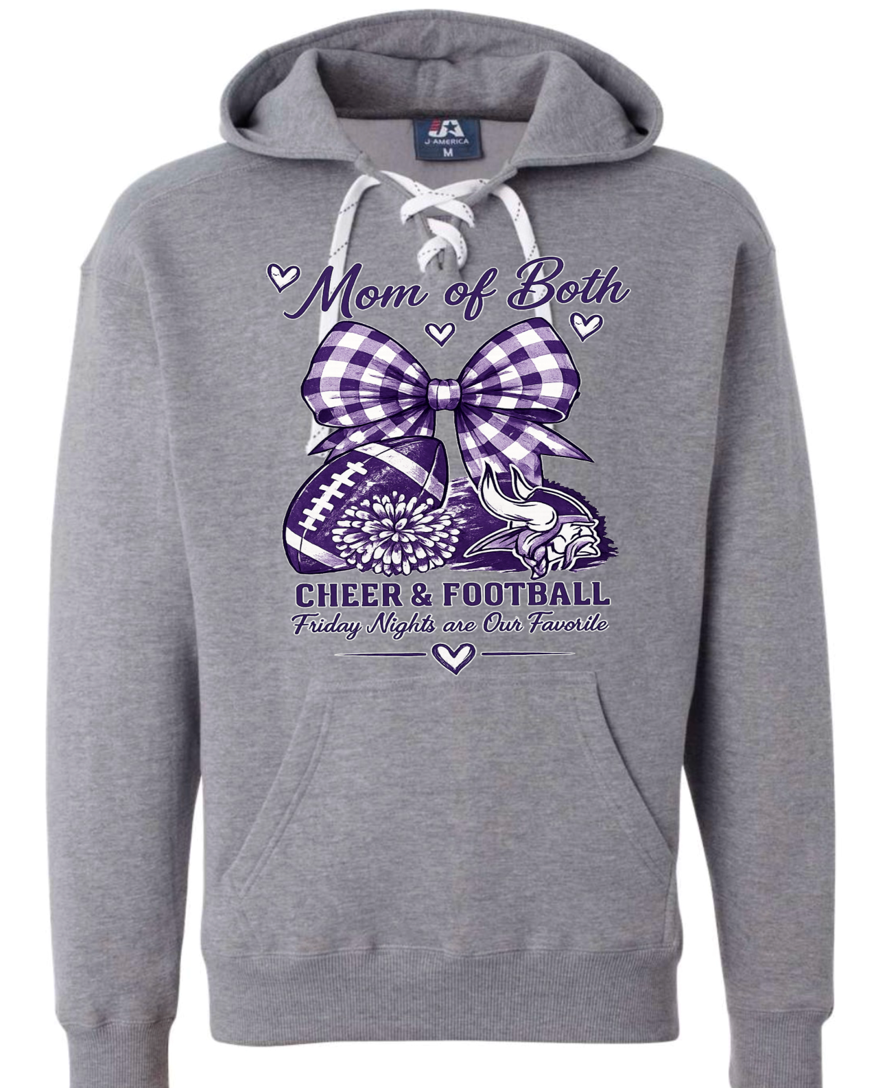 Hoodie lace - Sport Grey - Mom of Both