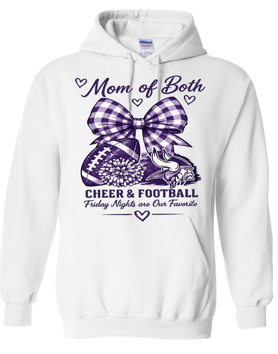 Hoodie - White - Mom of Both