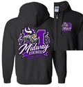 Zip-up Jacket - Black - Music Notes