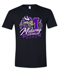 T-Shirt - Black - Music Notes